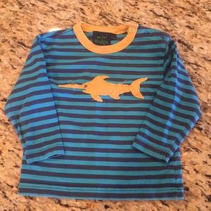 Stripped long sleeve T-shirt
